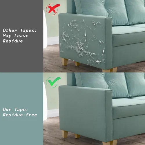 Vista 5 de Protector de muebles antiarañazos para gatos, protector de muebles autoadhesivo transparente de gatos que arañan las garras, protector de sofá