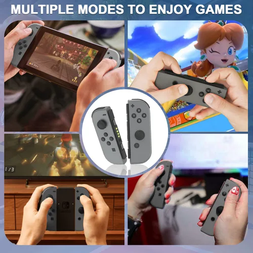 Vista 5 de AUGEX Switch Controllers, Upgraded Switch Controller for Nintendo Switch Controller, LR Wireless Joypads Controller Compatible with Switch, JoyPad