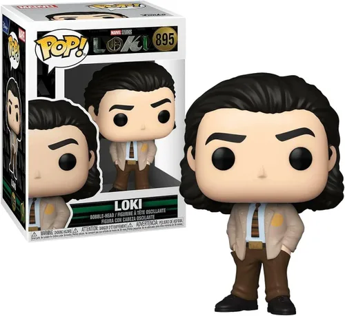 Vista 2 de POP Marvel: Loki - Figura de vinilo de Loki in Suit Funko (paquete con funda protectora de caja compatible)