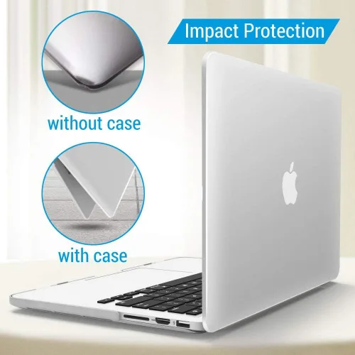 Vista 158 de IBENZER - Compatible con Funda para MacBook Pro de 13 Pulgadas 2015 2014 2013 Finales 2012 A1502 A1425, Carcasa Rígida con Cubierta para Teclado