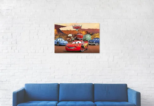 Vista 6 de Cars Pyramid International - Póster (24.0 x 36.0 in), diseño de madera, multicolor Premium