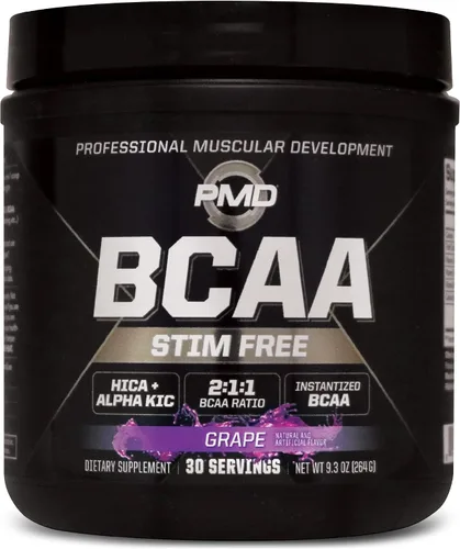 Vista 10 de PMD Sports BCAA - Aminoácidos sin estimulación – Mejor rendimiento de entrenamiento, recuperación mejorada, energía diaria, constructor muscular