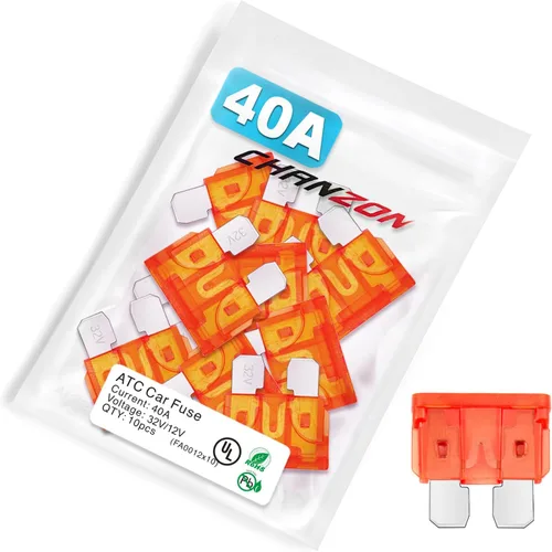 Vista 27 de Chanzon Fusible de cuchilla ATC con certificación UL de 10 piezas (estándar ATO APR) 2A golpe rápido Auto Fuses Fast Blow for Automotive Car RV