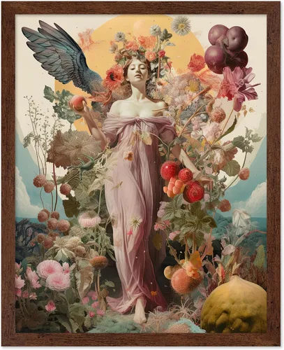 Vista 44 de Poster Master Póster OVNI – Impresión de mujer enmascarada – Arte extraterrestre – Arte surrealista – Arte de ciencia ficción – Regalo para hombres