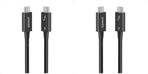 Vista 8 de Anker Cable USB C a USB C certificado Thunderbolt 4, pantalla 8K/4K/40Gbps compatible con USB4, Thunderbolt 4/3, para MacBook, iPhone 16