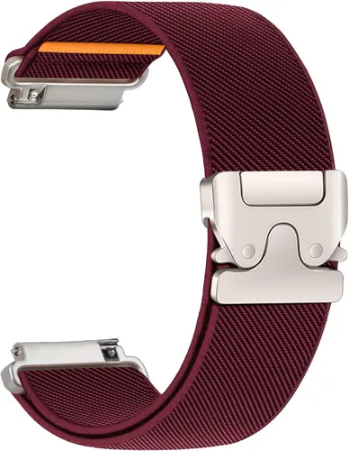Vista 28 de CARBINOX Correa duradera de 0.866 in compatible con relojes inteligentes ajustables, ajuste seguro