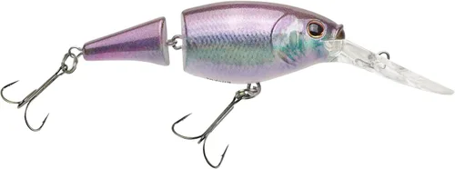 Vista 26 de Berkley Flicker Shad Jointed Fishing Hard Bait Negro plateado