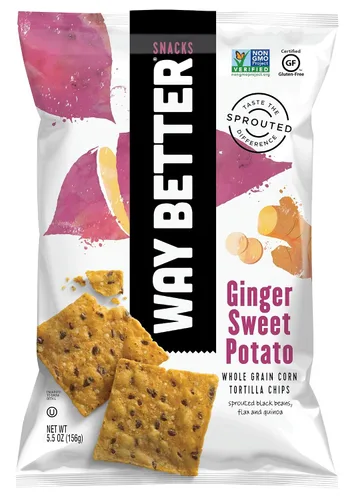 Vista 31 de Way Better Snacks Chips de tortilla, batata, 5.5 onzas