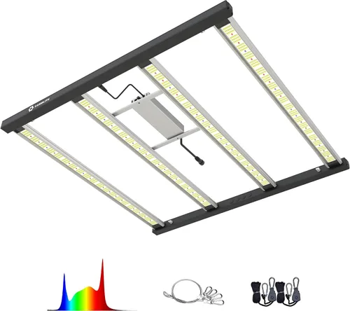 Vista 14 de Luz de Cultivo FARMLITE Luces LED de Cultivo para Plantas de Interior Espectro Completo Luz de Crecimiento de Plantas Lámparas Colgantes de Cultivo