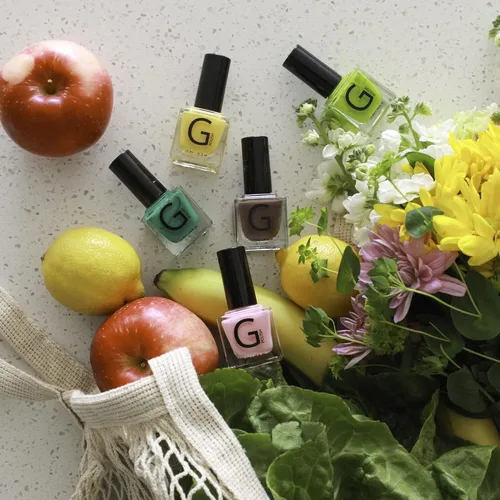 Vista 3 de G Polish Farmers Market - Juego de esmaltes de uñas Clean Beauty, juego de regalo para adolescentes y adultos, no tóxico, sin 9 libre de crueldad