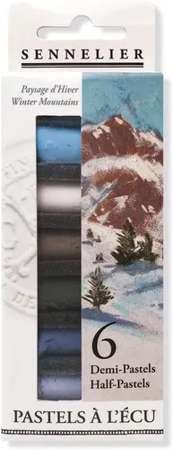 Vista 4 de SENNELIER Pastel francés extra suave para artistas profesionales, inspirado en otoño, juego de 6