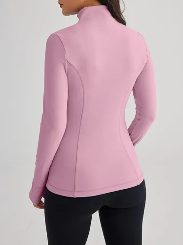 Vista 4 de Trendy Queen Womens Zip Up Jackets Long Sleeve Hoodies Gym Sweaters Workout Clothes 2023