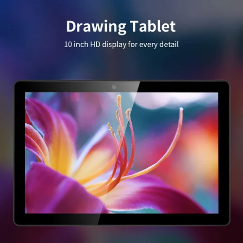 Vista 2 de RubensTab T11 Pro - Tableta de dibujo independiente, no necesita computadora, pantalla FHD de 10.1 pulgadas, CPU Octa-Core, aplicaciones de dibujo