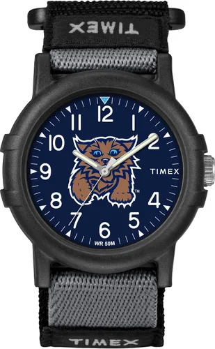 Vista 35 de Timex Reloj unisex Collegiate Recruit de 1.496 in - Tennessee Volunteers con correa de tela negra