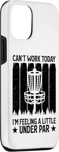 Vista 3 de iPhone 15 Can't Work Today I'm Feeling A Little Under Par - Disc Golf Case
