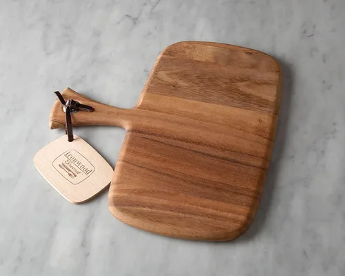 Vista 10 de Ironwood Gourmet Tabla pequeña rectangular de Provenza para remo, madera de acacia
