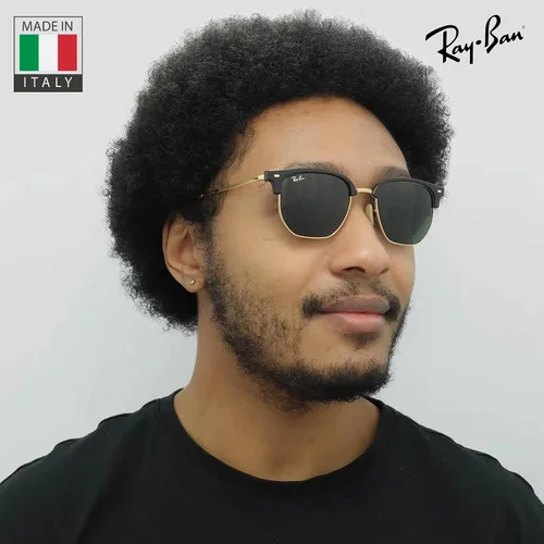Vista 6 de Ray-Ban RB4416 NEW CLUBMASTER - Gafas de sol de forma cuadrada redonda con kit oficial de gafas