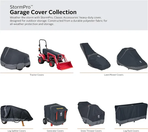Vista 6 de Classic Accessories StormPro - Cubierta para tractor de uso pesado impermeable