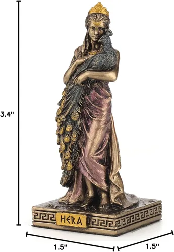 Vista 5 de Veronese Design Figura miniatura de los dioses griegos (Hera, Bronce)