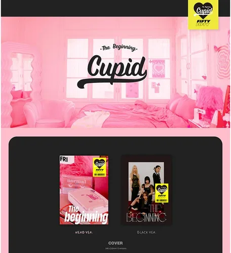 Vista 2 de Fifty Fifty - 1er single álbum The Beginning: Cupido (versión nerd+Black ver)