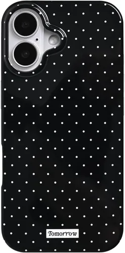 Vista 71 de inewateri Funda compatible con iPhone 11 con bonito diseño estético de lunares a la moda, fundas simples para TPU suave, funda de protección Negro