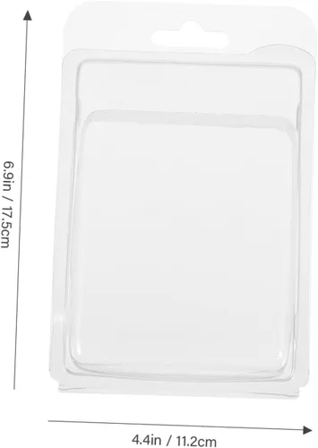 Vista 2 de EXCEART Moldes de vela 20 piezas de envases de moldeo vacíos moldes de cera derretimiento accesorios DIY caja de embalaje pequeña práctica