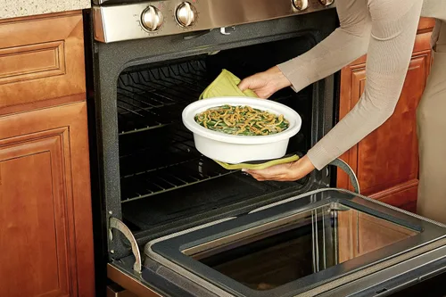 Vista 3 de Crock-Pot mini olla cacerola de cocción lenta de 2.5 qt, color blanco/azul
