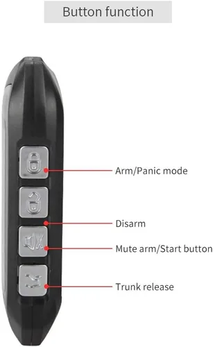 Vista 2 de EASYGUARD EC201-M9 Sistema de Alarma de Coche de 2 Vías con Pantalla LCD de 1.73 Pulgadas, Mensajero Remoto, Arranque Turbo, Modo Temporizador
