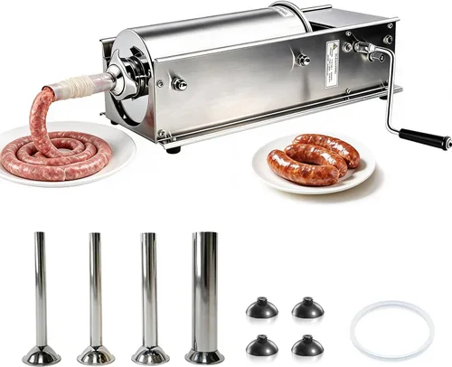 Vista 10 de Embutidor manual de salchichas 11LBS/5L Máquina de salchichas