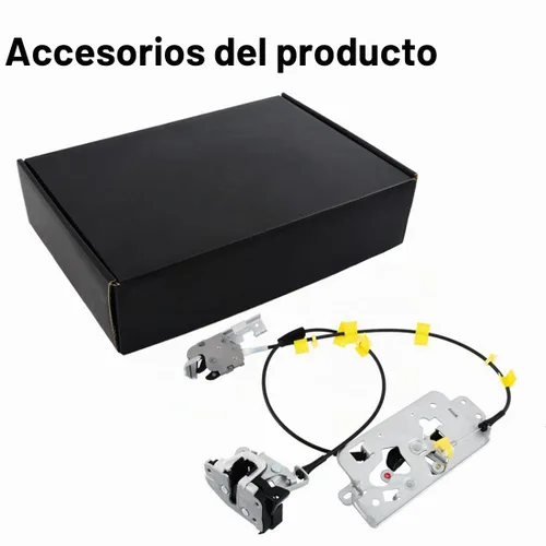 Vista 7 de Conjunto de cable actuador de pestillo de cierre de puerta trasera superior e inferior del lado del conductor para Ford F150 2004-2008, cabina