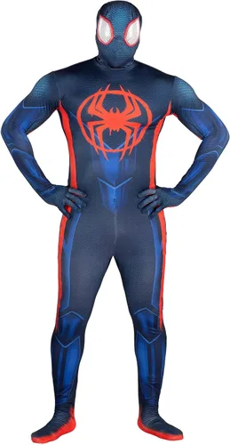 Vista 6 de Marvel Spider-Verse 2 - Disfraz de Miles Morales Zentai para adulto