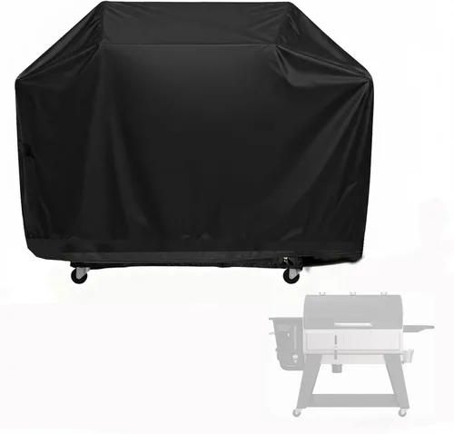 Vista 12 de Cubierta de parrilla de carbón estilo parque para Toriexon, fundas impermeables para parrilla de parque para barbacoa comercial y al aire libre