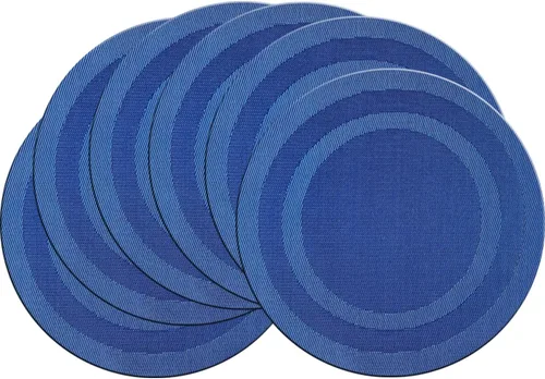 Vista 18 de PIGCHCY Juego de 4 manteles individuales en forma de cuña para mesa de comedor, tejido cruzado, lavables, resistentes al calor, manteles Bambúes