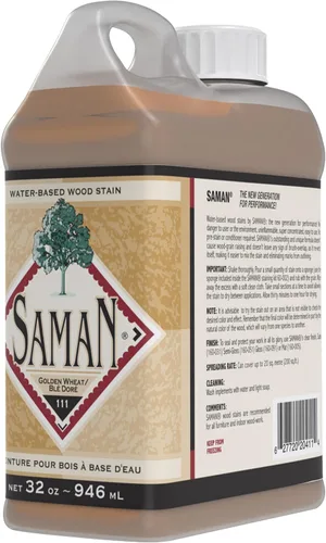 Vista 33 de SamaN Tinte interior para madera a base de agua, tinte natural para muebles, molduras, paneles de madera, gabinetes (colonial TEW-205-32, 32 oz)
