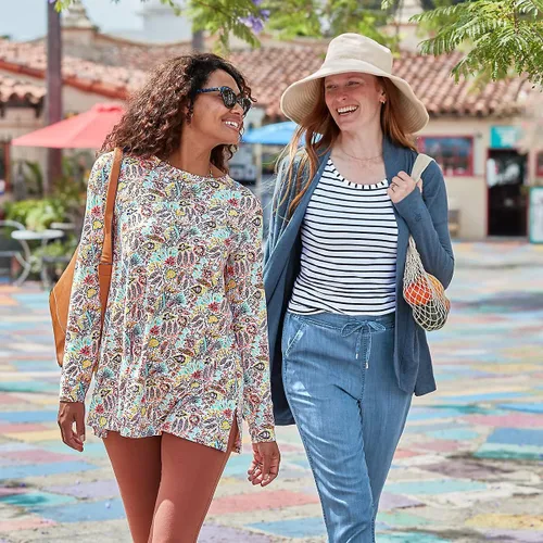 Vista 6 de Coolibar Envoltura solar LumaLeo UPF 50+ para mujer - Protección solar