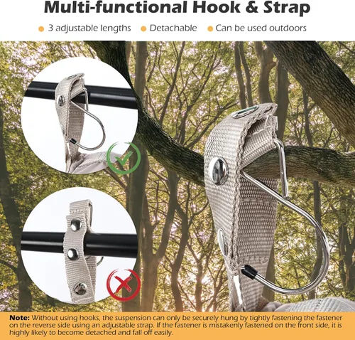 Vista 4 de TABITORA Organizador de equipaje de viaje plegable para colgar, estantes colgantes portátiles para llevar en la maleta con 2 ganchos, (S-negro)