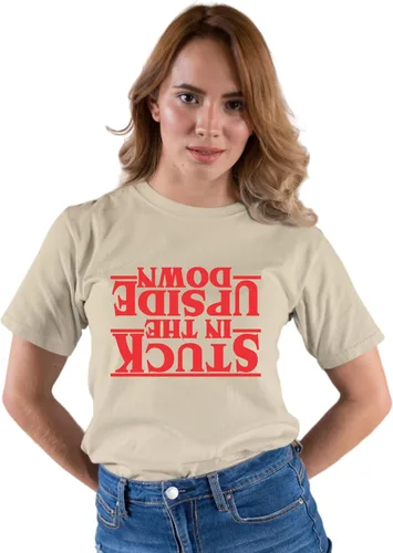 Vista 19 de Go All Out Camiseta para adultos Stuck in The Upside Down
