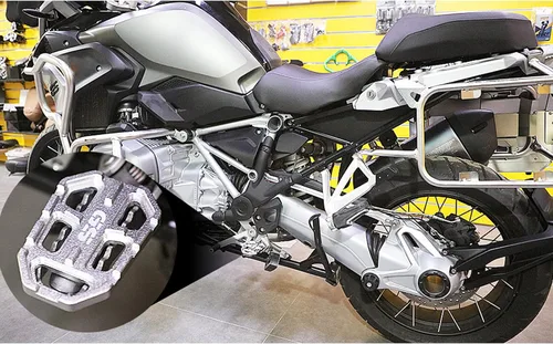 Vista 4 de LKV R1200GS Estriberas para Motocicleta Reposapiés Extendido Reemplazo de Pedal para BMW G310GS S1000XR F850GS F750GS R Nine T Scrambler T Urban