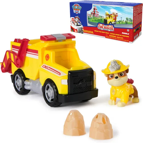 Vista 14 de AW Patrol Fire Rescue: Chase Rescue Fire Cruiser Vehicle with Action Figure