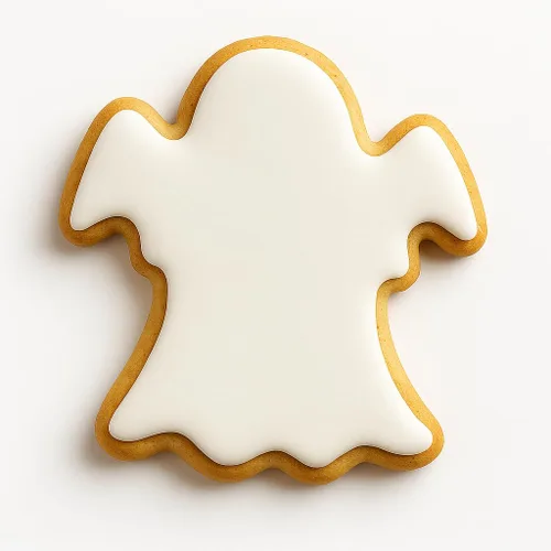 Vista 4 de BBEventsINC - Cortador de galletas de Halloween con fantasma blanco, herramienta de hornear impresa en 3D hecha a mano para celebraciones, fiestas