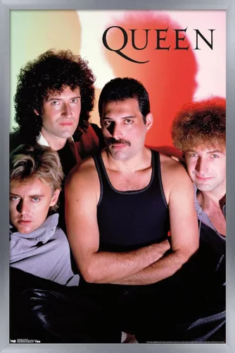 Vista 10 de Trends International Queen - Póster de pared en concierto, 14.725 x 22.375 pulgadas, versión enmarcada de madera de granero Versión enmarcada