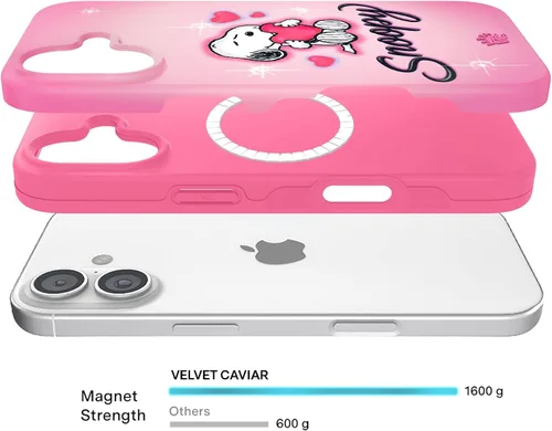 Vista 537 de VELVET CAVIAR Funda para iPhone 15, compatible con MagSafe, probada contra caídas de 10 pies, fundas protectoras de diseño, leopardo color rosa
