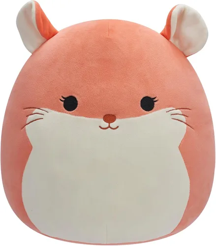 Vista 10 de Squishmallows Gato original de 14 pulgadas Cam Calicó con sombrero morado - Peluche oficial de Jazwares grande y ultrasuave