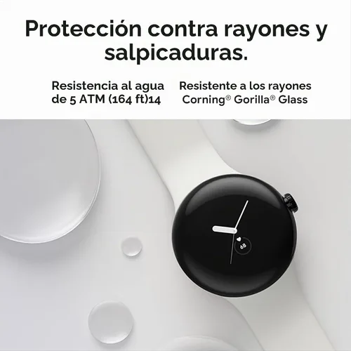 Vista 8 de Google Pixel Watch 1ª generación (modelo anterior) – Reloj inteligente Android con seguimiento de actividad Fitbit – Reloj de seguimiento
