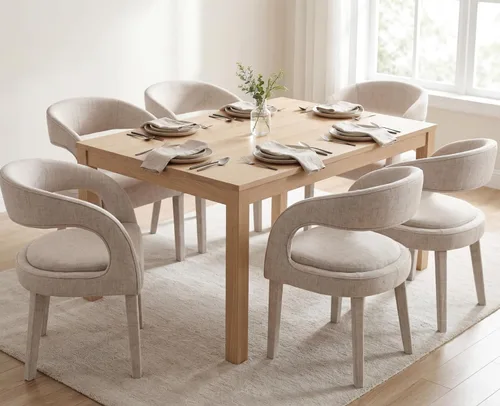 Vista 13 de ROCITY Juego de 2 sillas de comedor tapizadas con barril, tela de lino