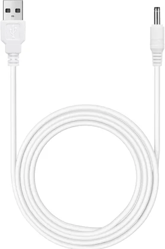 Vista 7 de Cable de carga para cepillo de dientes eléctrico Fairywill Sonic - Cable de carga negro Cable USB de repuesto, 5 pies