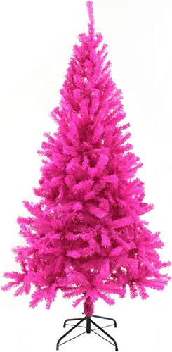 Vista 15 de Perfect Holiday Árbol de Navidad de pino canadiense negro de 4 pies 291 puntas, diámetro 30 pulgadas Incluye soporte de metal (PVC-4BLK)