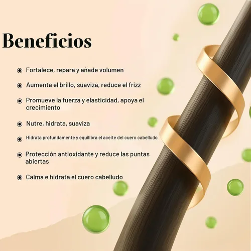 Vista 5 de LivaClean Cápsulas de suero capilar de 60 CT para cabello encrespado, dañado, vitaminas para el cabello, queratina y aceite de argán con biotina