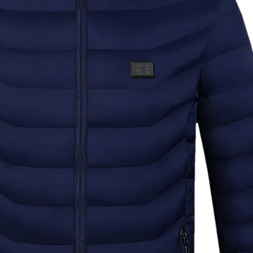 Vista 8 de Chaqueta térmica, chalecobufanda, abrigos de calefacción eléctrica, sin mangas, para hombres y mujeres, cálido cárdigan de esquí, abrigo térmico
