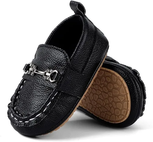 Vista 5 de Oxfords sólidos para niños recién nacidos